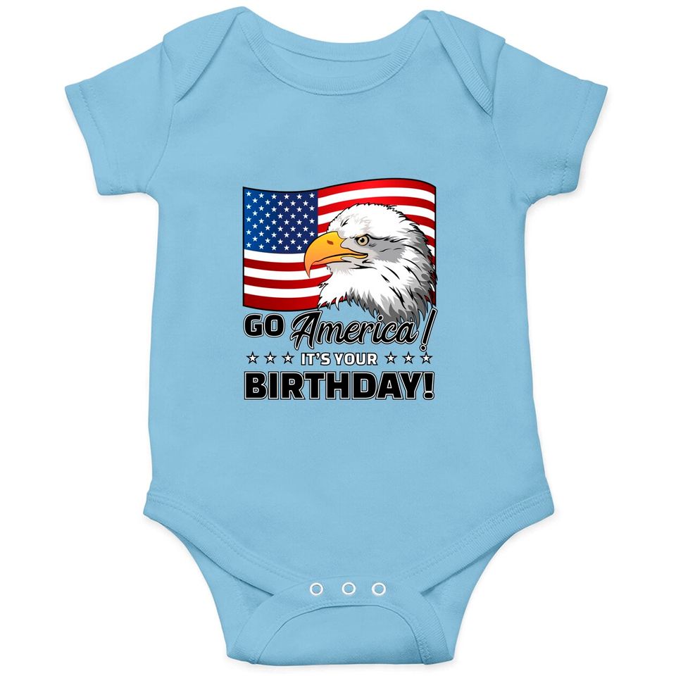 4th of July American Flag Eagle - 4th Of July - Onesies