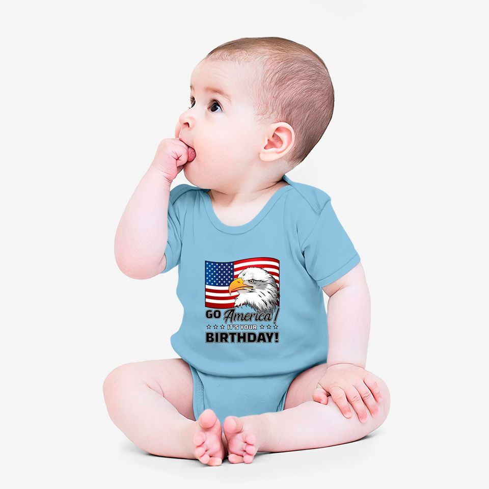 4th of July American Flag Eagle - 4th Of July - Onesies