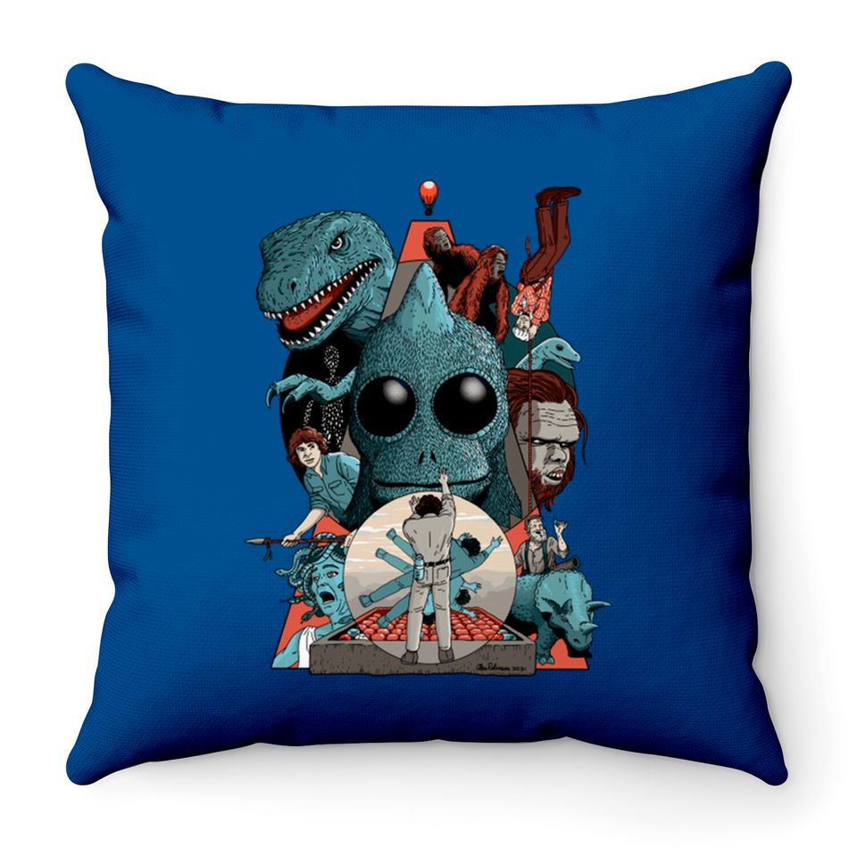 The Lost Land (Full Color) - Land Of The Lost - Throw Pillows