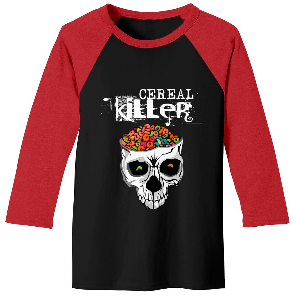 Thread Science Cereal Killer Skull Baseball Tees design