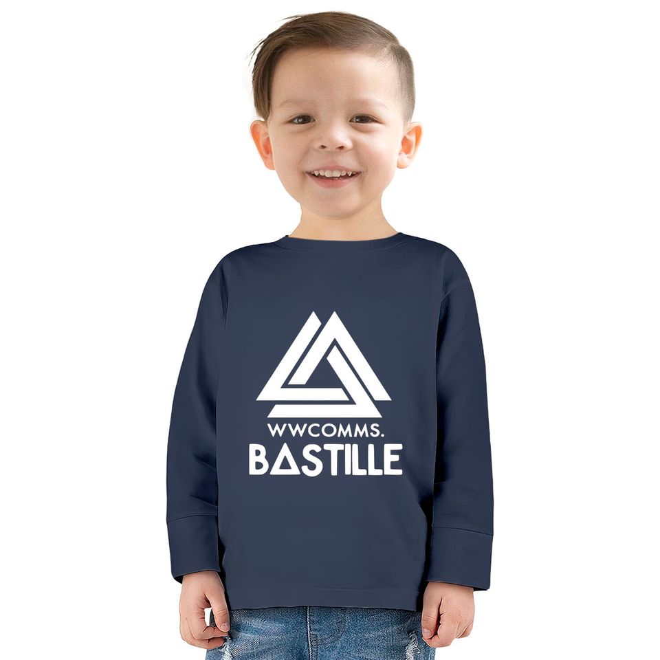 WWCOMMS. BASTILLE - Bastille Day -  Kids Long Sleeve T-Shirts