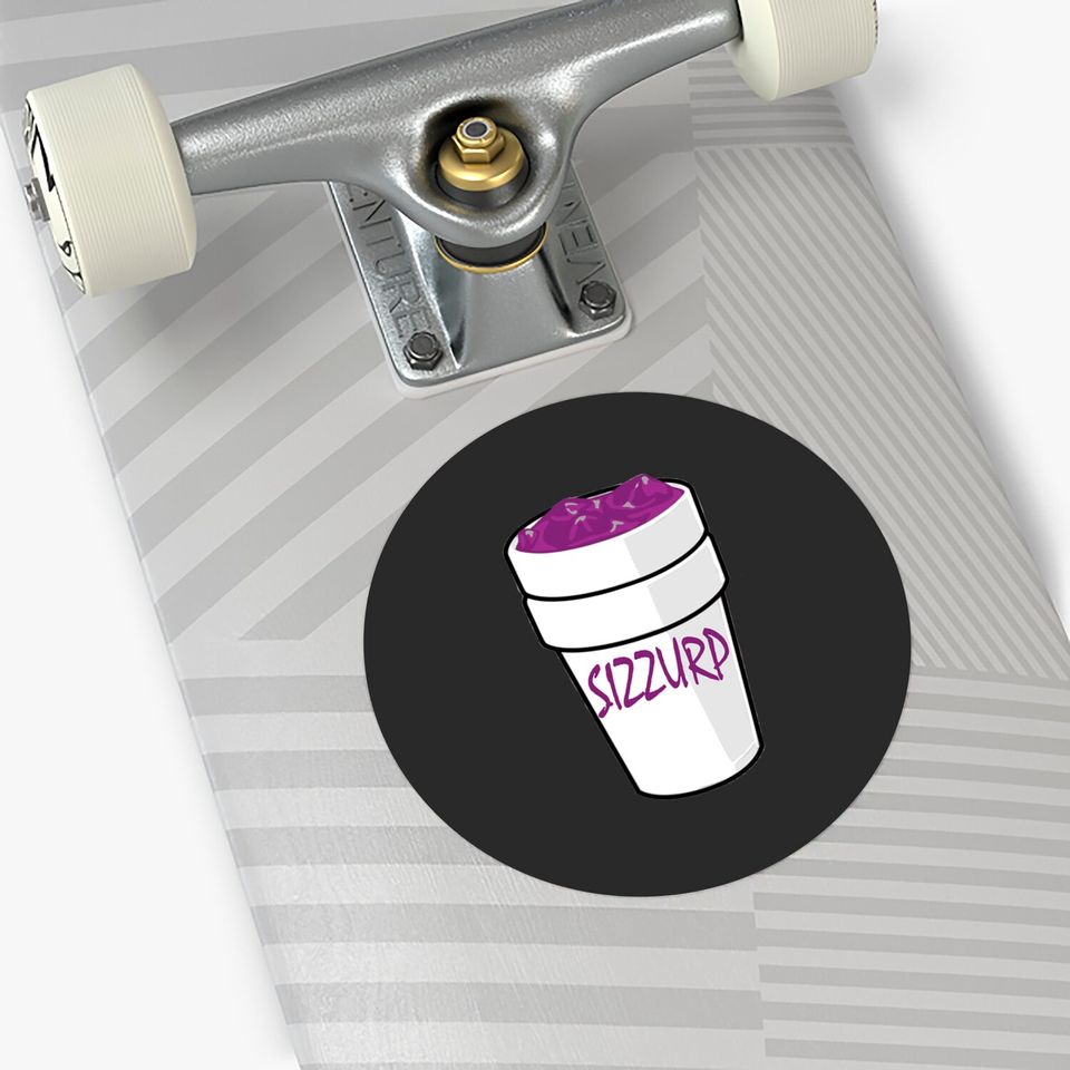Sizzurp Codein Lean Dirty Cough Syrup Purple Drank Stickers
