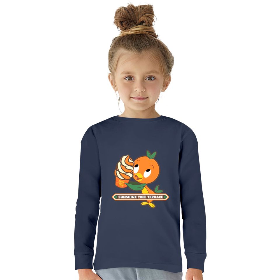 Florida Orange Bird - Sunshine Tree Terrace - Disney Orange Bird -  Kids Long Sleeve T-Shirts