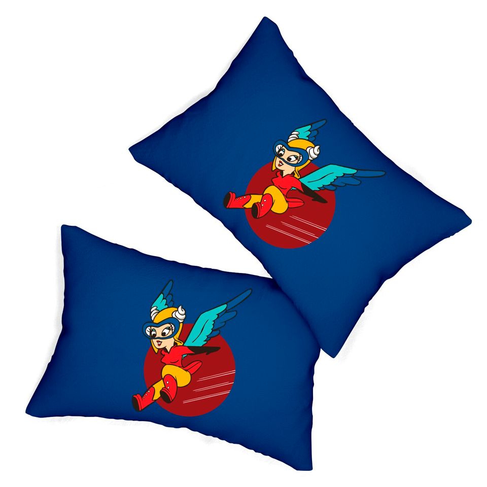 Fifinella WASP Women Airforce Service Pilots Patch - Fifinella - Lumbar Pillows