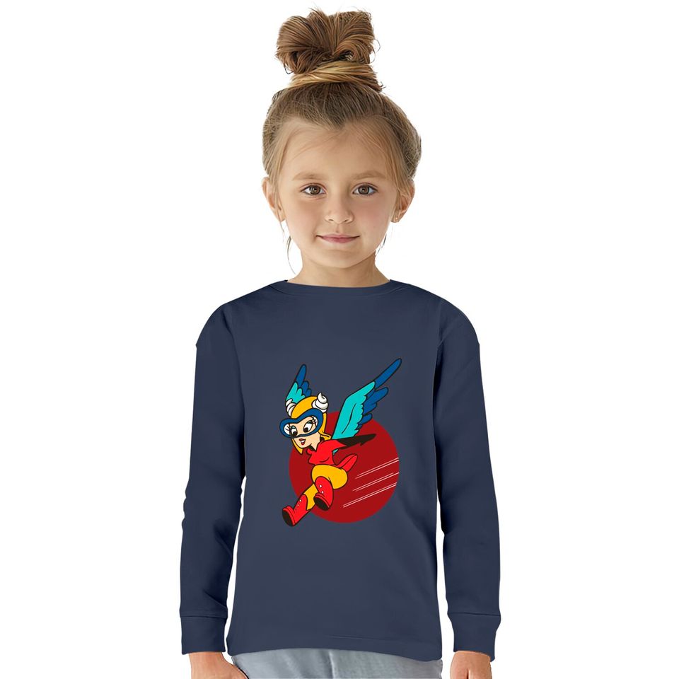 Fifinella WASP Women Airforce Service Pilots Patch - Fifinella -  Kids Long Sleeve T-Shirts