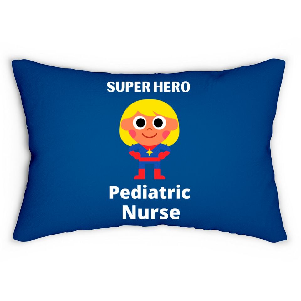 superhero pediatric nurse - Pediatric Nurse - Lumbar Pillows