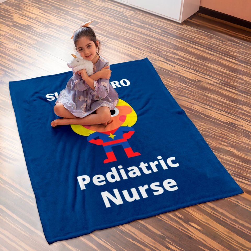 superhero pediatric nurse - Pediatric Nurse - Baby Blankets