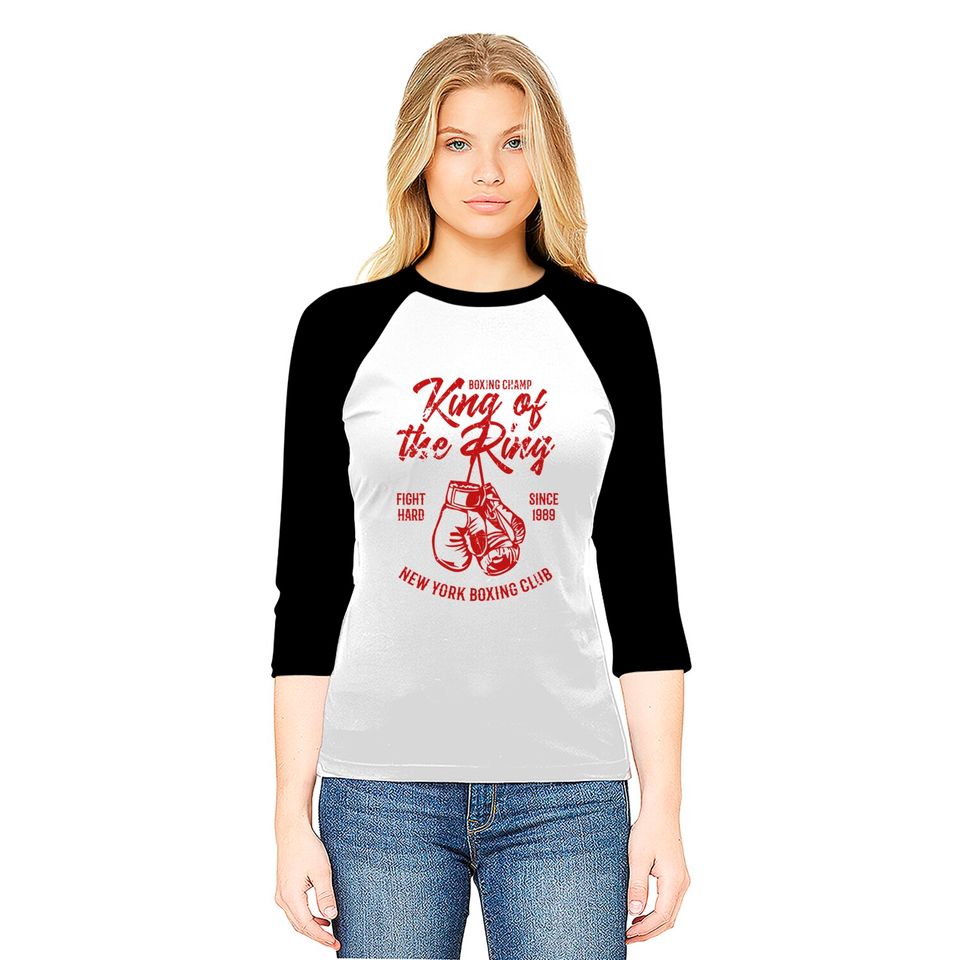 Boxing Champion ~ NY Boxing Club - Boxing Champion - Baseball Tees