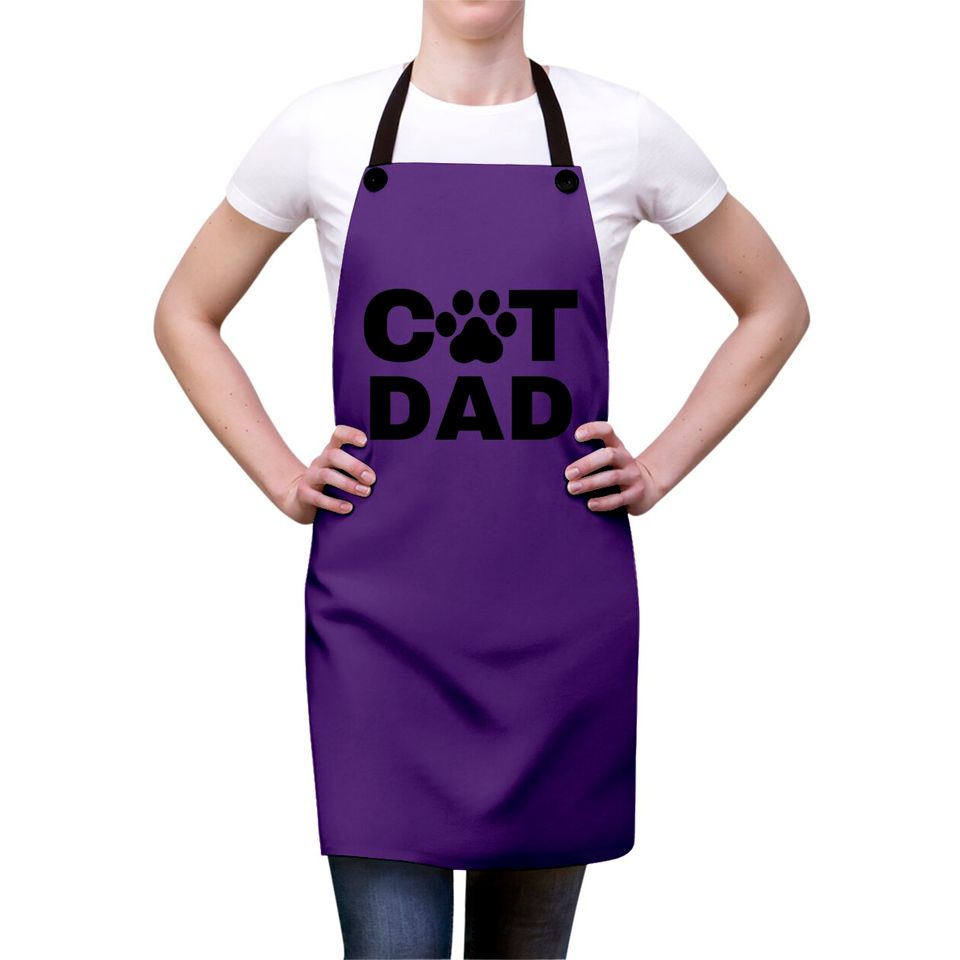 Best cat dad ever cat daddy pajamas | Cat dad - Cat Daddy - Aprons