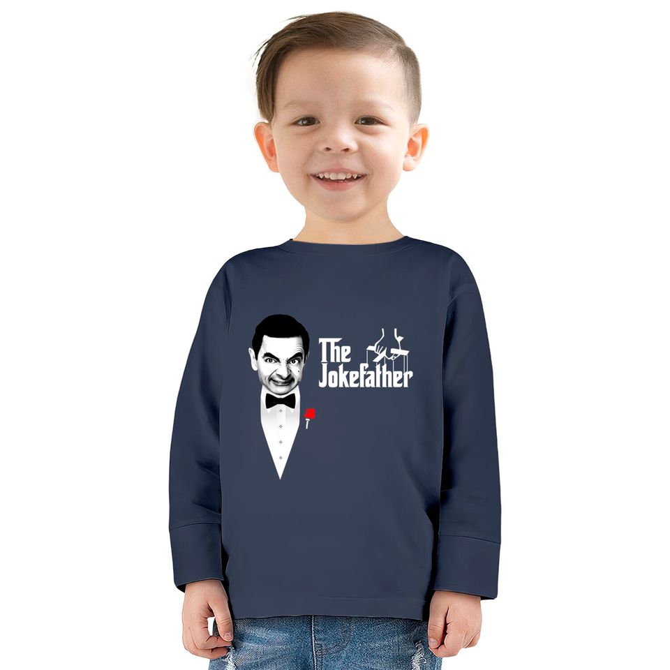Mr Bean - The Jokefather - Mr Bean -  Kids Long Sleeve T-Shirts