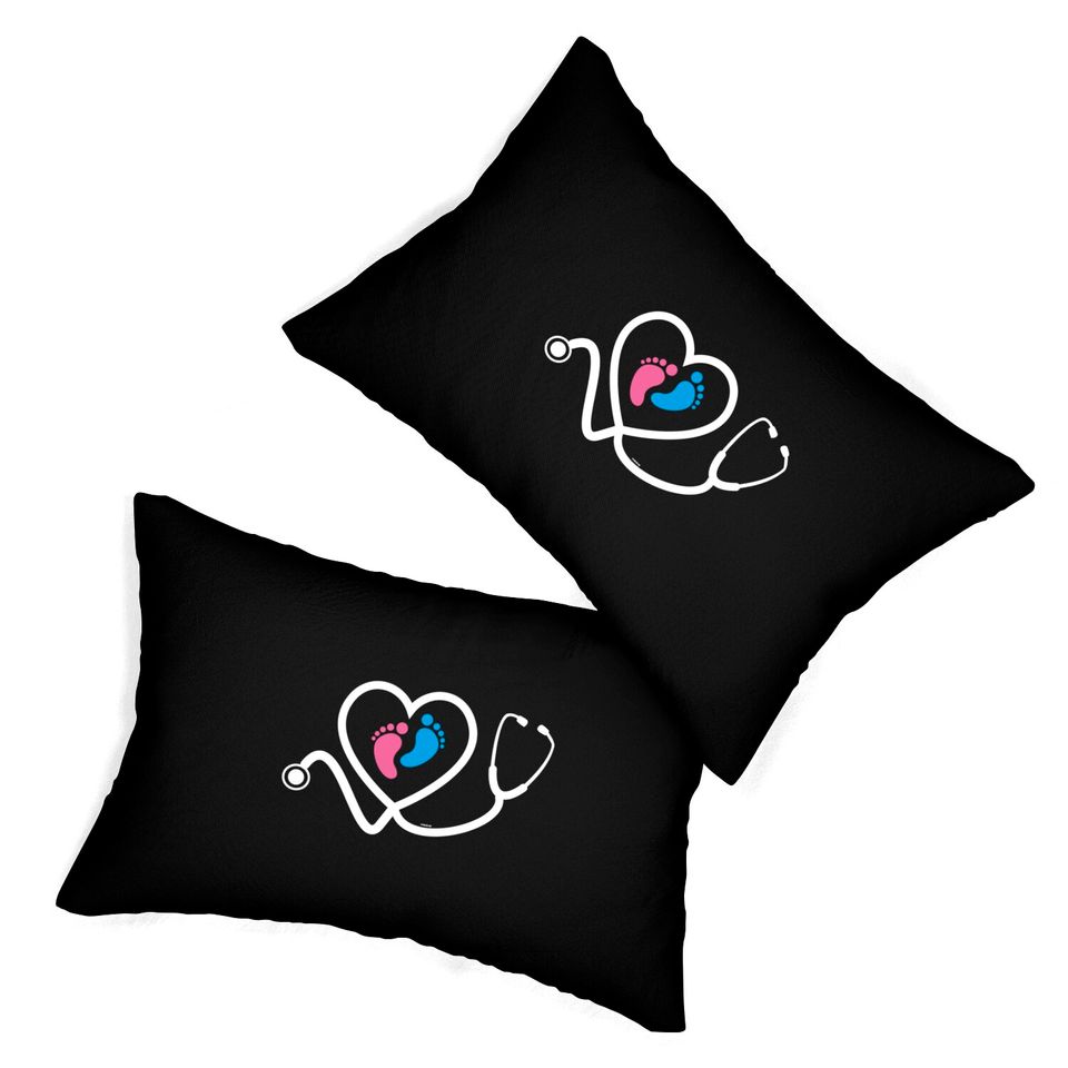 Obstetric Nurse Baby Feet - Nurse - Lumbar Pillows
