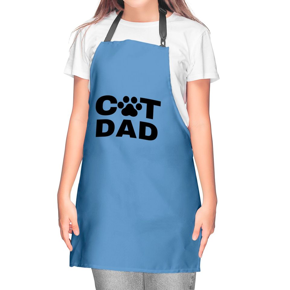 Best cat dad ever cat daddy pajamas | Cat dad - Cat Daddy - Kitchen Aprons
