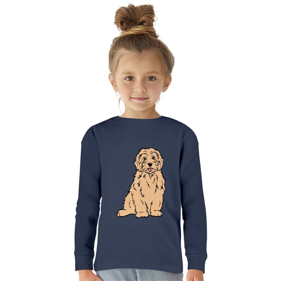 Goldendoodle - Golden Doodle -  Kids Long Sleeve T-Shirts