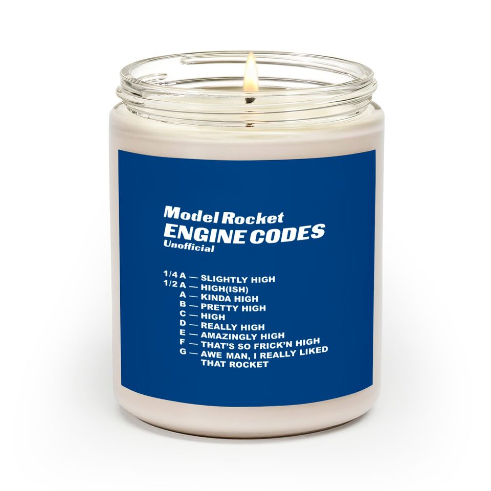 un Model Rocket Engine Codes - Rocket - Scented Candles