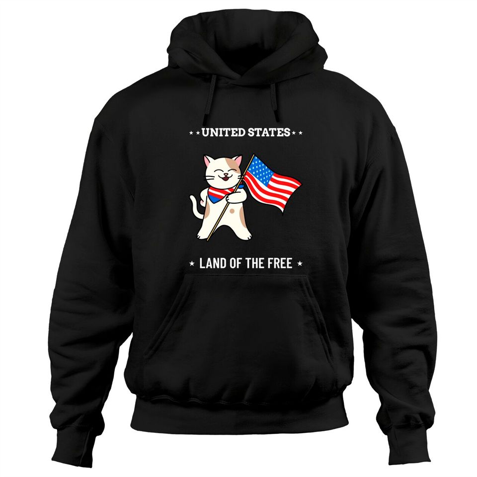 4th of July Cat - 4th Of July Cat - Hoodies