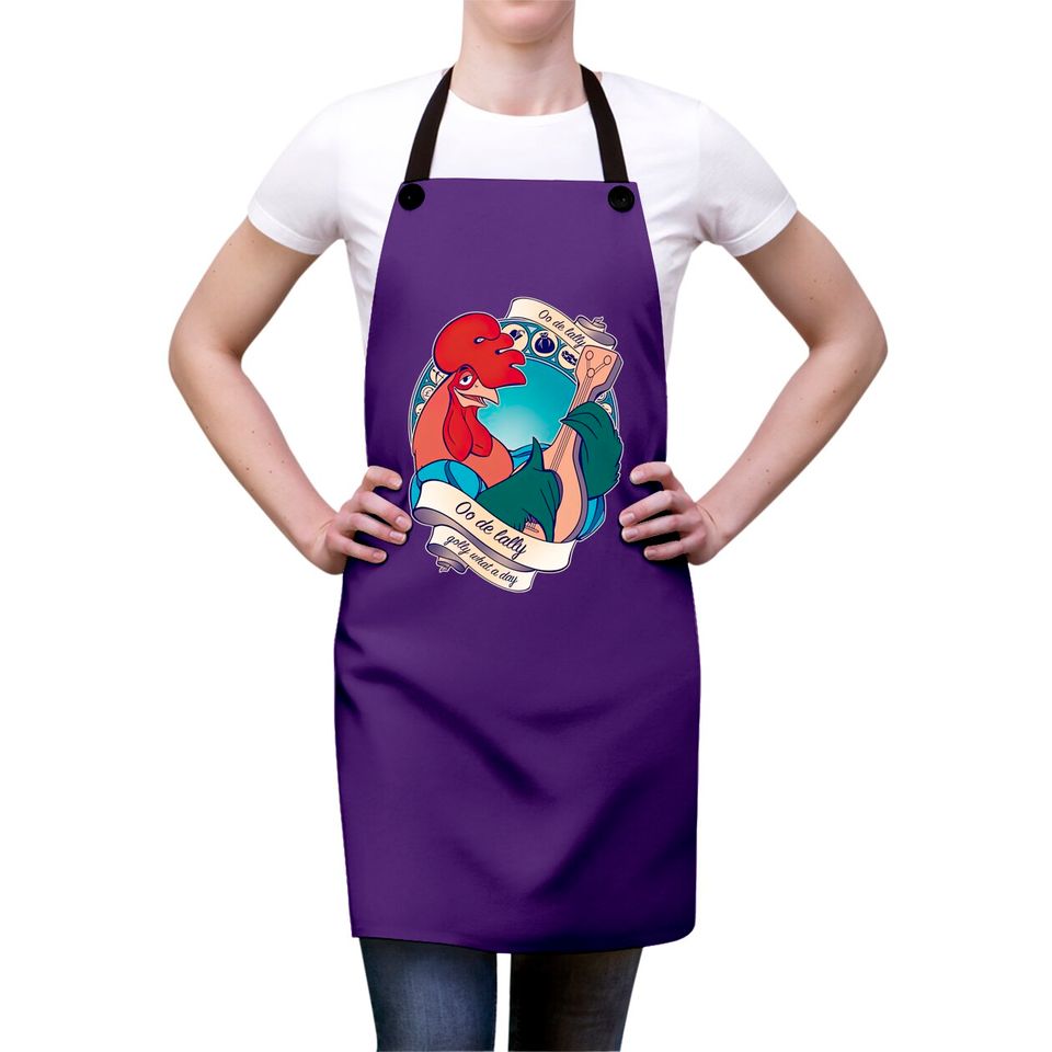 Golly What a Day - Robin Hood Rooster - Aprons