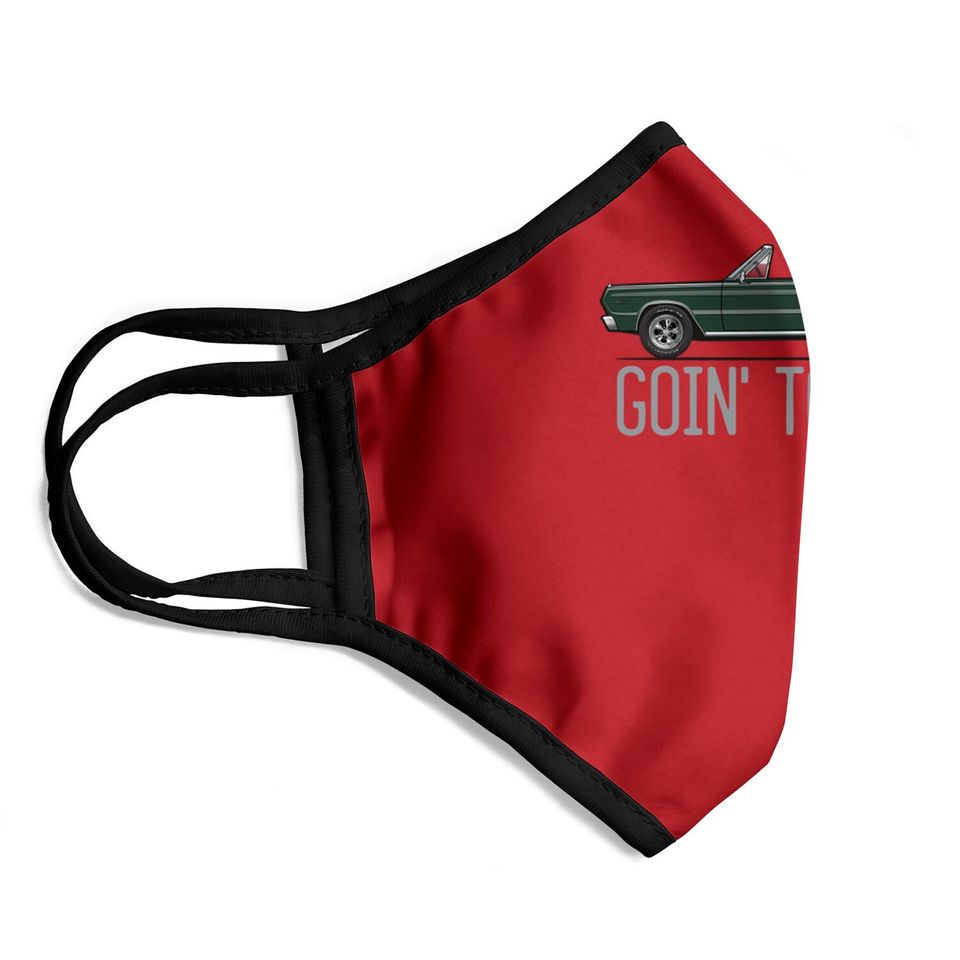 Goin'Topless-Dark Green - Satellite Convertible - Face Masks