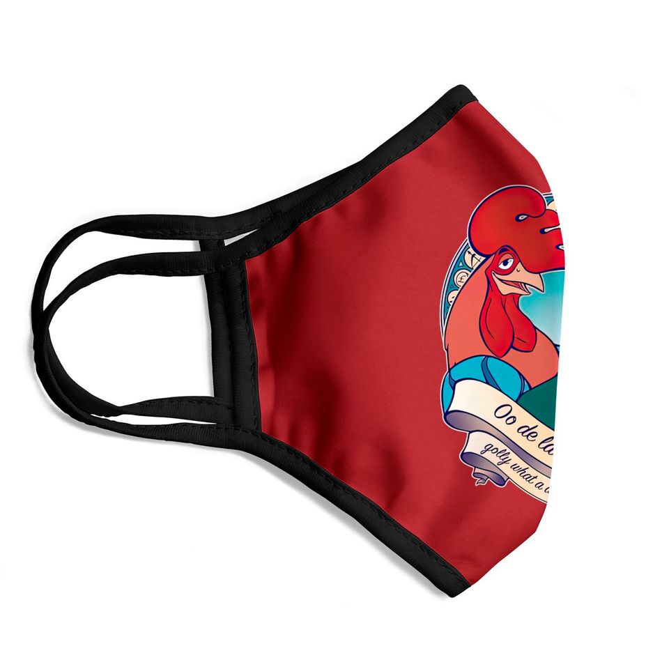 Golly What a Day - Robin Hood Rooster - Face Masks