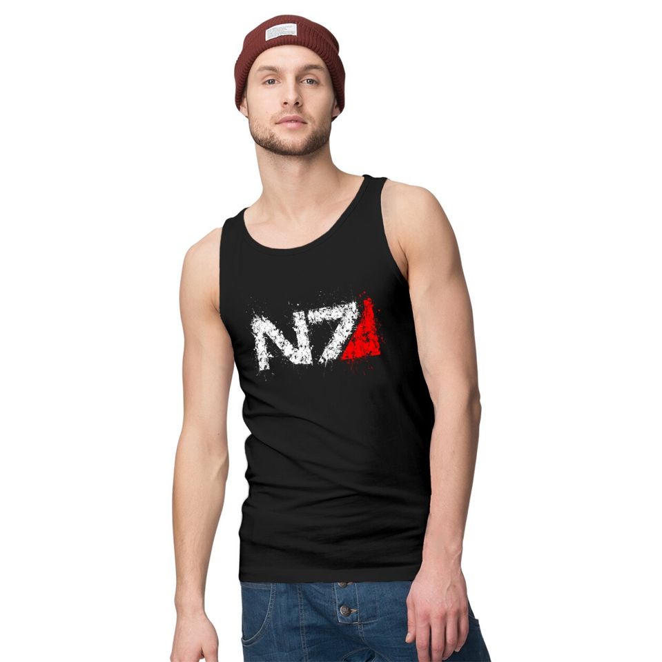 Mass Effect - N7 - Mass Effect - Tank Tops