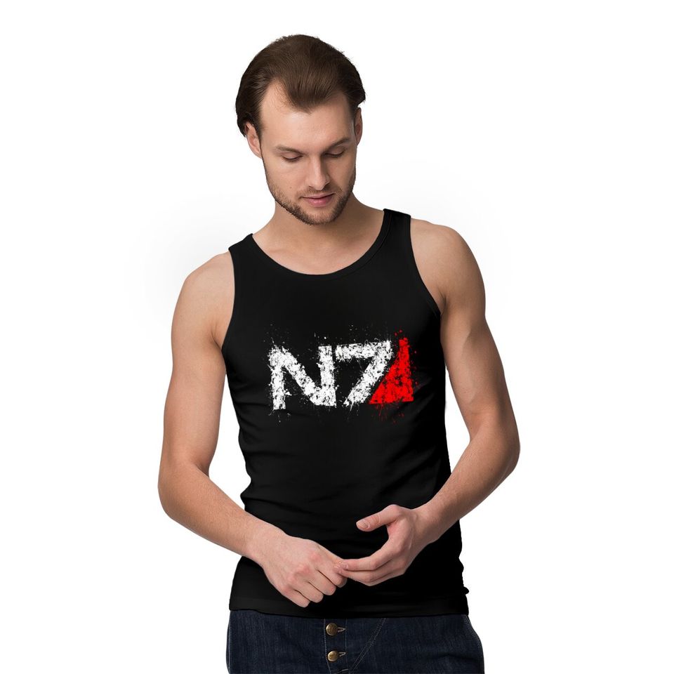 Mass Effect - N7 - Mass Effect - Tank Tops