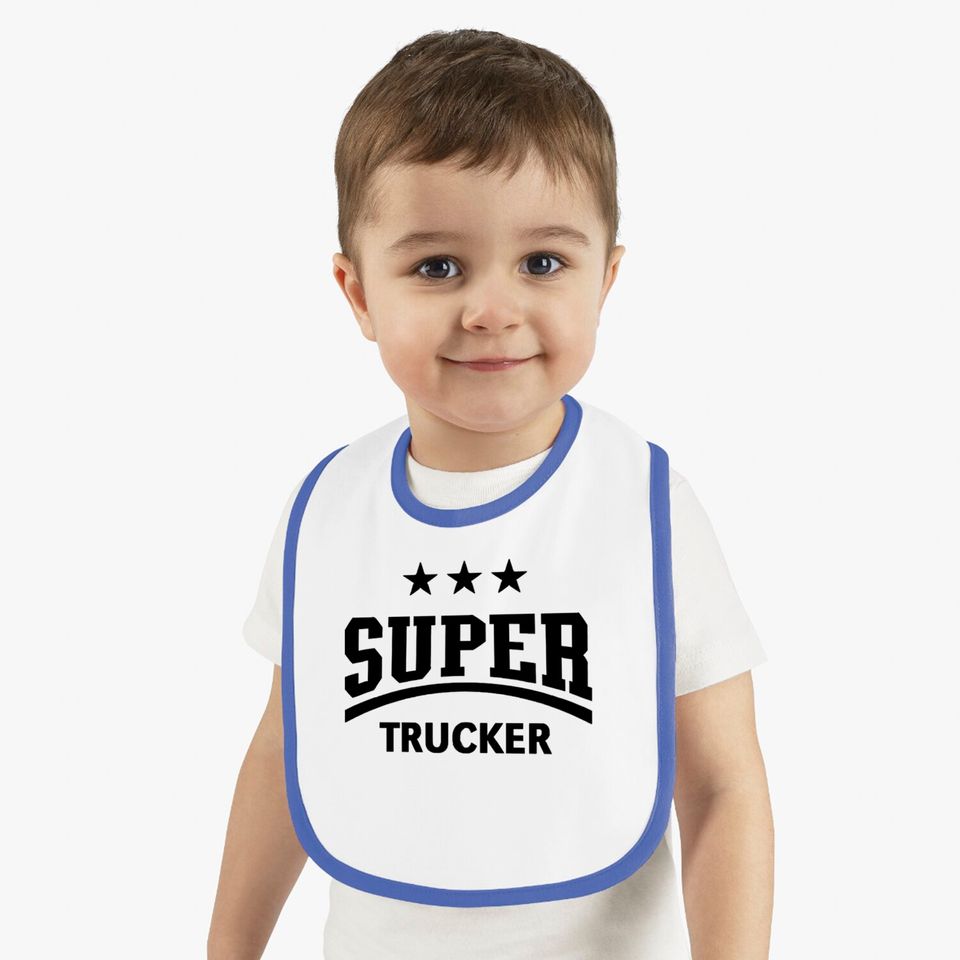 Super Trucker (Truck Driver / Truckman / Black) - Trucker - Bibs