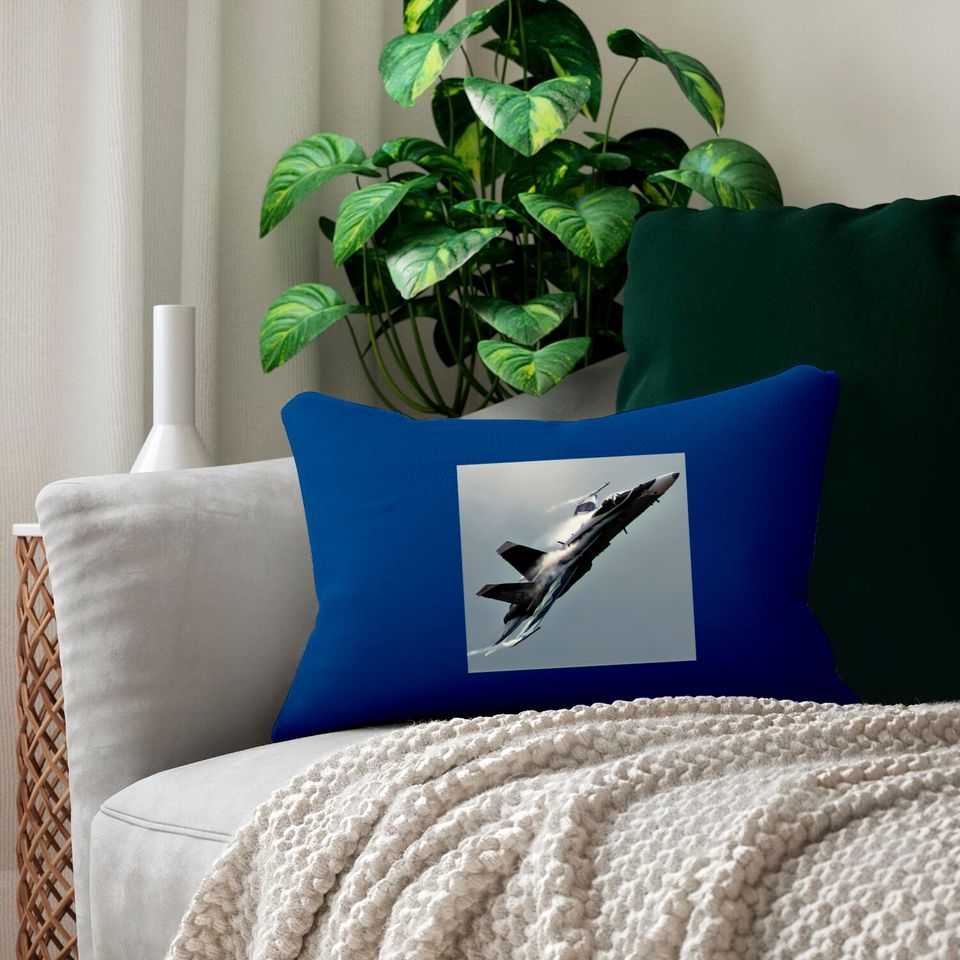 F-18 Hornet Vapor Turn - F 18 - Lumbar Pillows