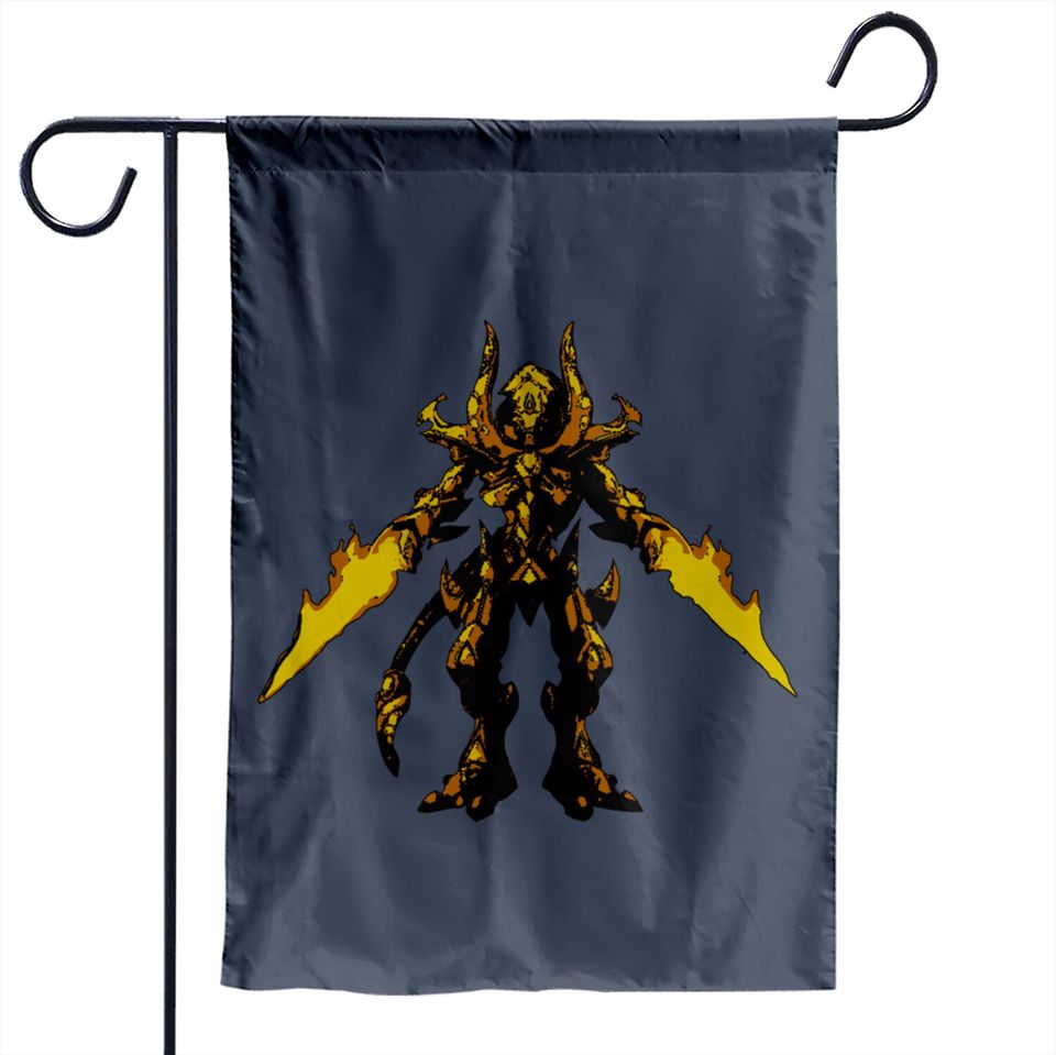 Zealot (Solo) Garden Flag - Protoss Aiur Zealot Starcraft - Garden Flags