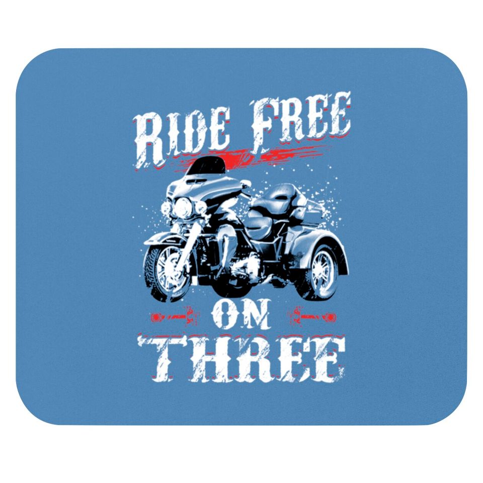 Ride Free On Three Trike Riders - Trike - Mouse Pads