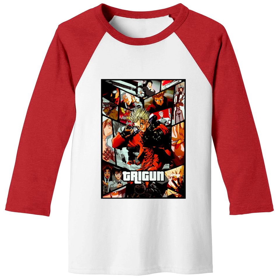 Trigun vash the stampede - Trigun - Baseball Tees