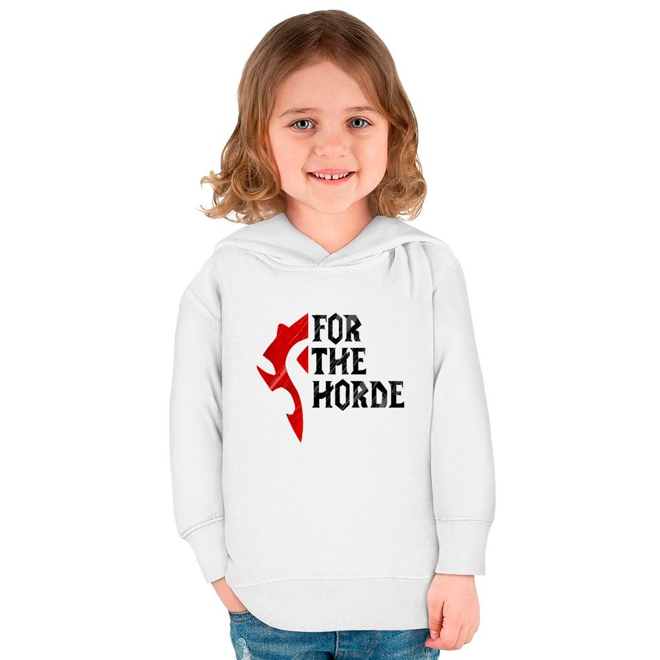For The Horde! - Warcraft - Kids Pullover Hoodies