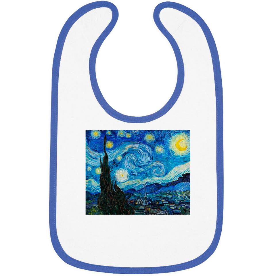 The Starry Night by Vincent Van Gogh - Starry Night - Bibs