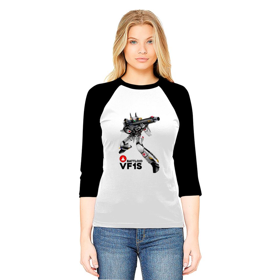 VF1S - Robotech - Baseball Tees