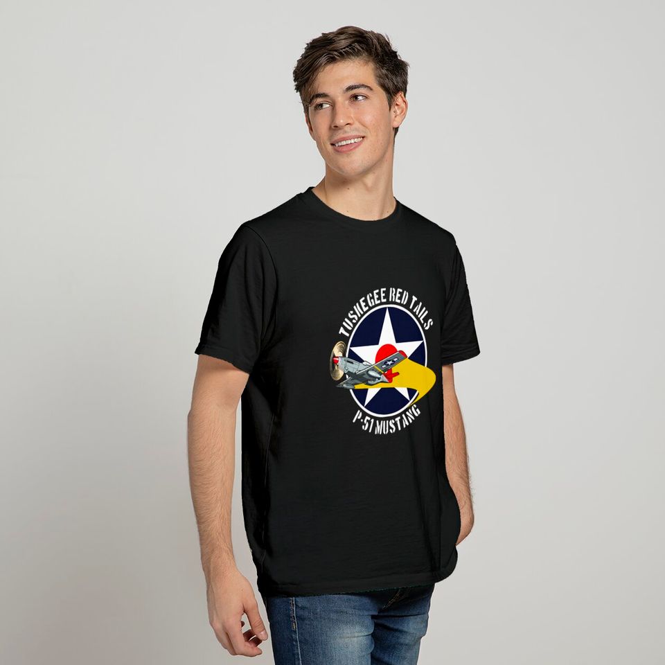 Tuskegee Red Tails - Tuskegee Airmen - T-Shirt