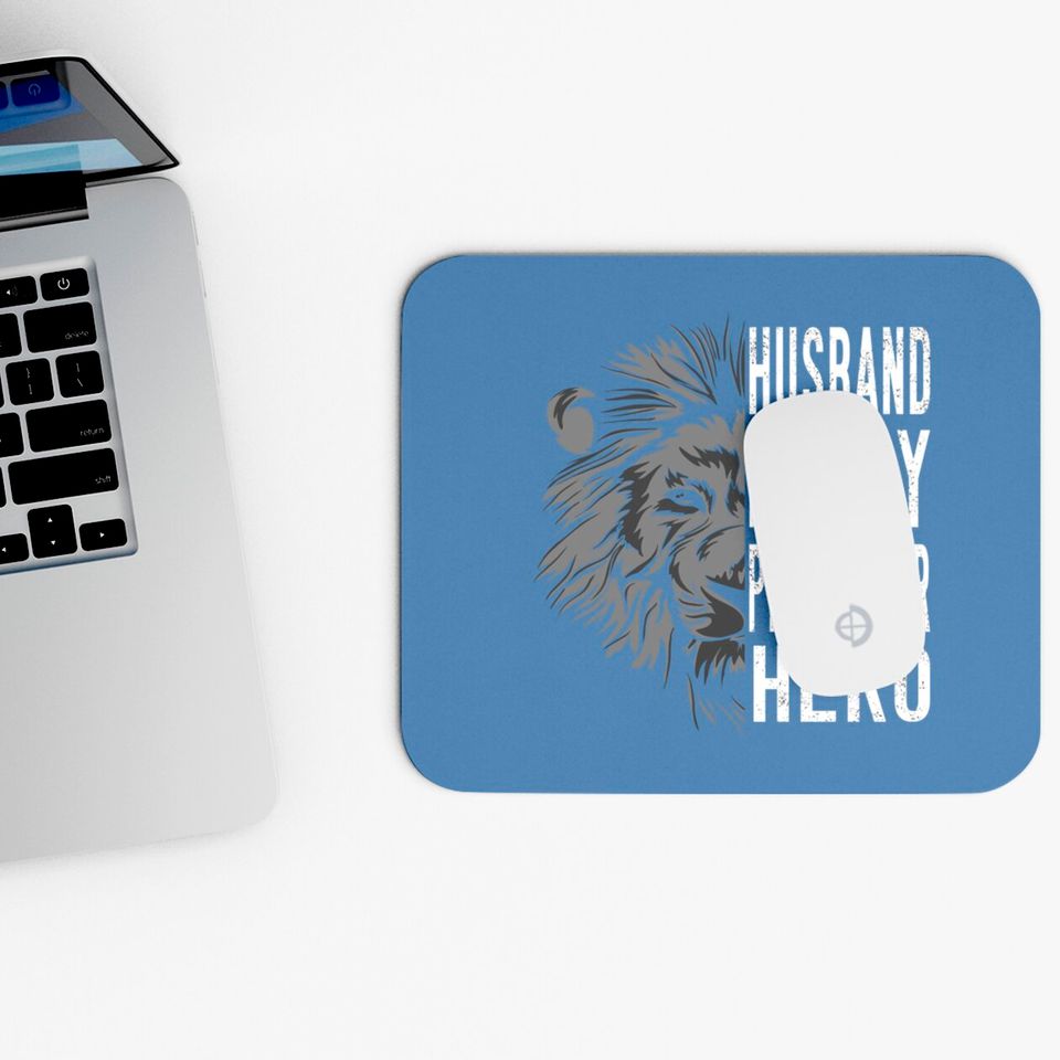husband daddy protective hero.father's day gift - Husband Daddy Protector Hero - Mouse Pads