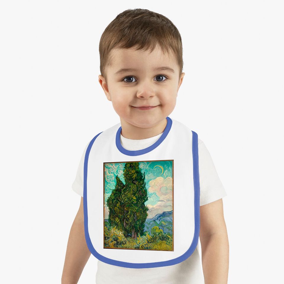 Cypresses - Van Gogh - Bibs