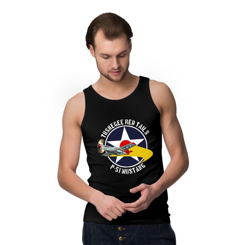 Tuskegee Red Tails - Tuskegee Airmen - Tank Tops