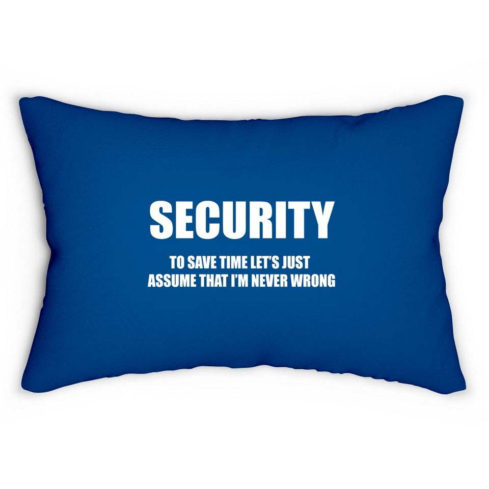 Bouncer Lumbar Pillows Gift Fir Bouncer Security Lumbar Pillow Lumbar Pillow Occupation Lumbar Pillow Lumbar Pillow