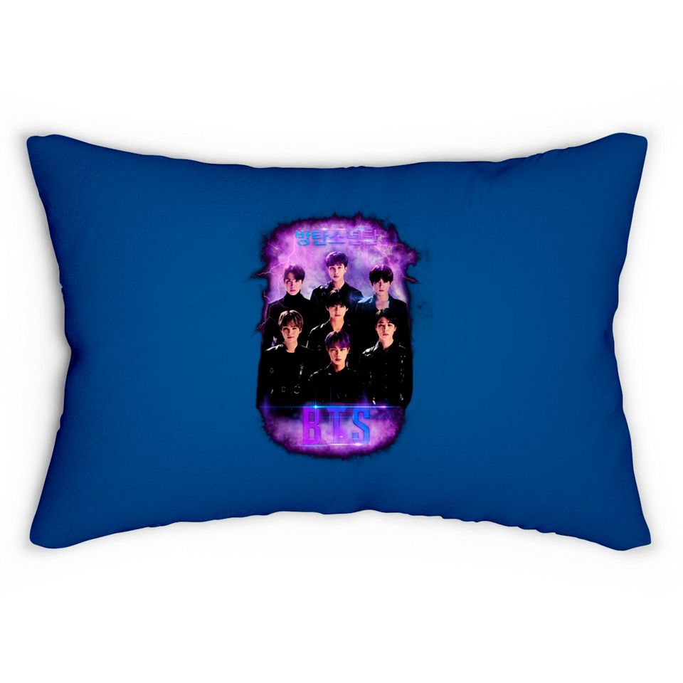 retro boyband Lumbar Pillow - BTS - Bts - Lumbar Pillows