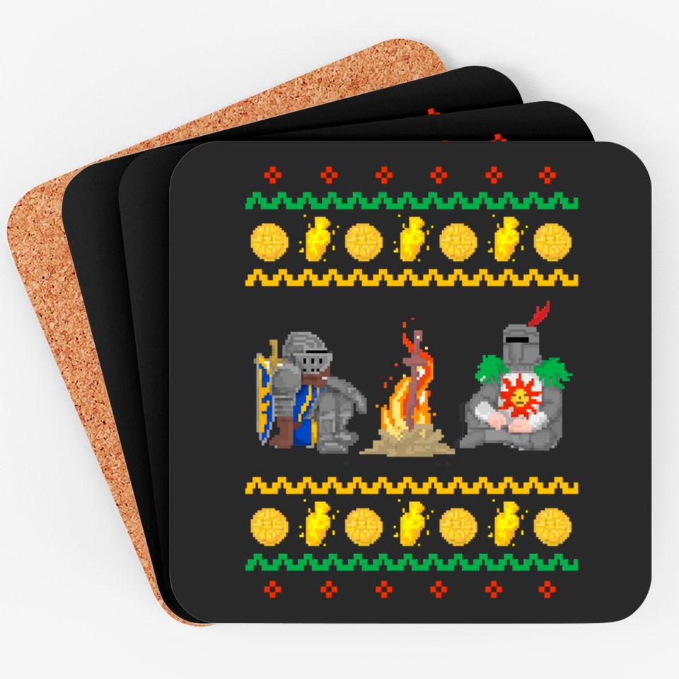 Rest by the fire - Dark Souls - Coasters