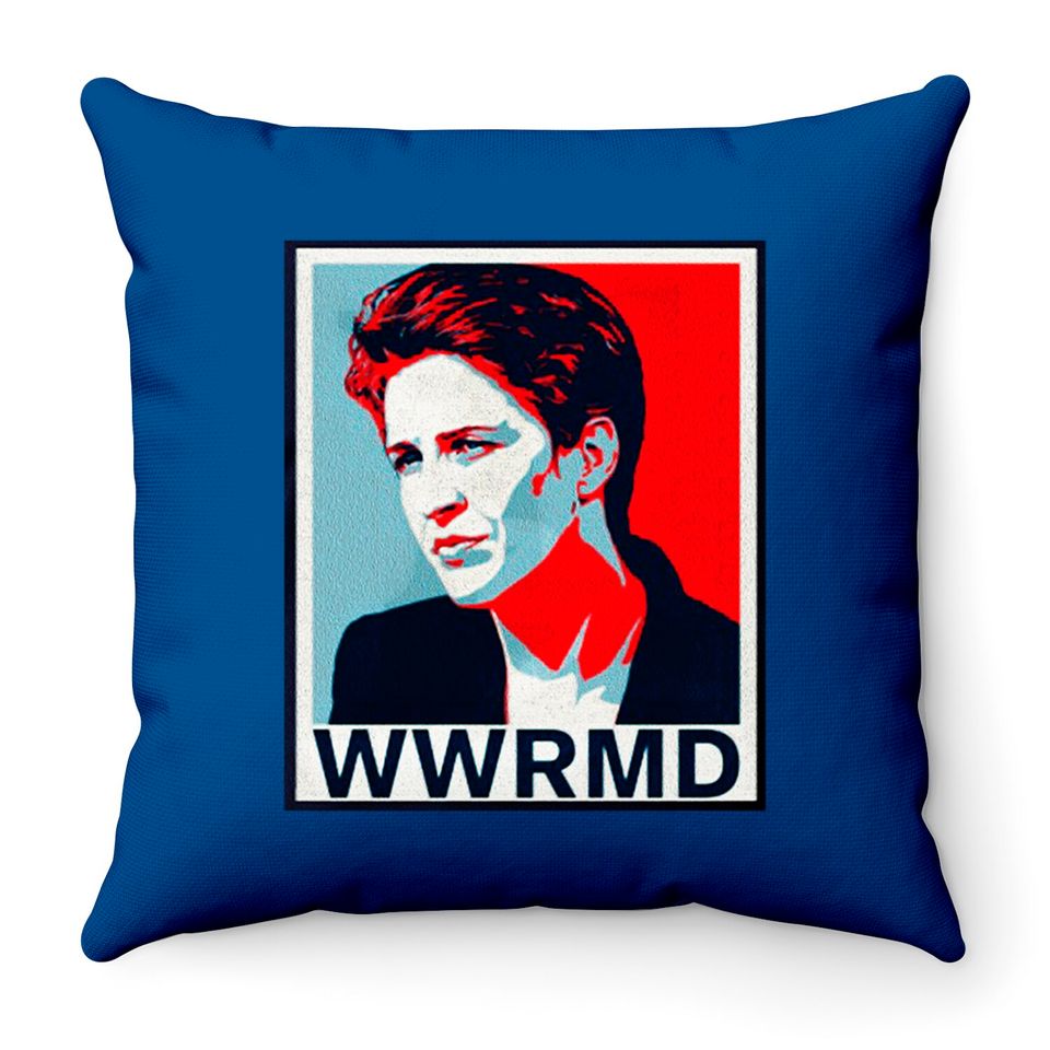 WWRMD: What would Rachel Maddow Do? - Rachel Maddow - Throw Pillows