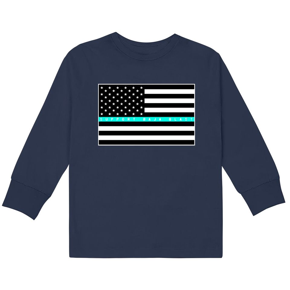 I Support Taco Bell Workers - Baja Blast -  Kids Long Sleeve T-Shirts
