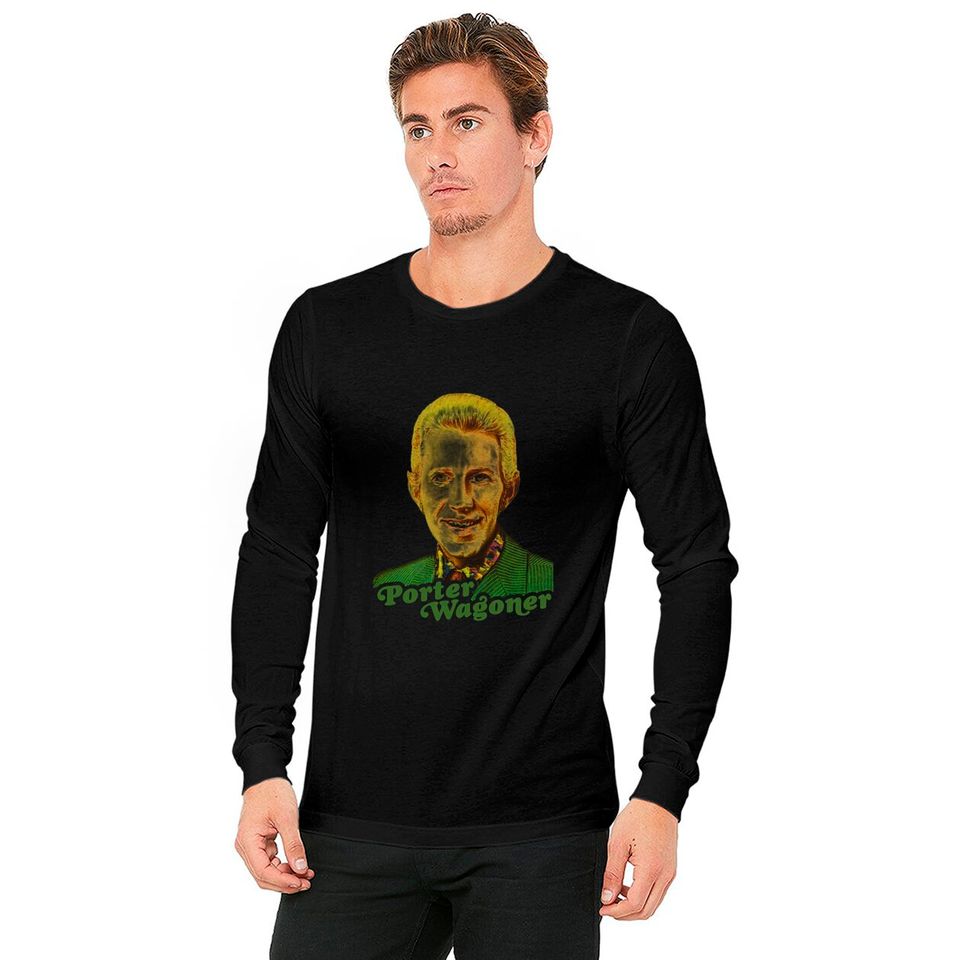 Porter Wagoner // Retro Country Singer Fan Tribute - Classic Country Music - Long Sleeves