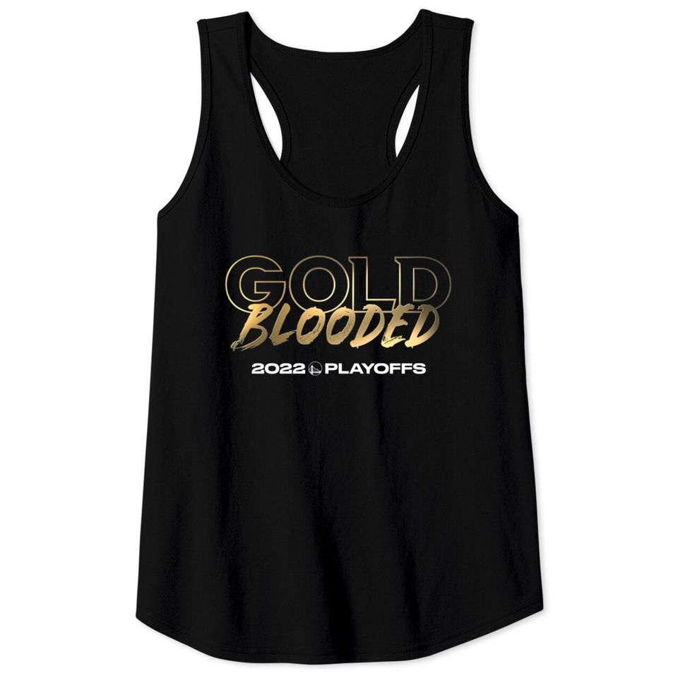 Gold blooded Warriors Tank Tops