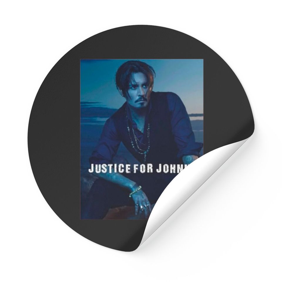 Justice for Johnny Depp Stickers