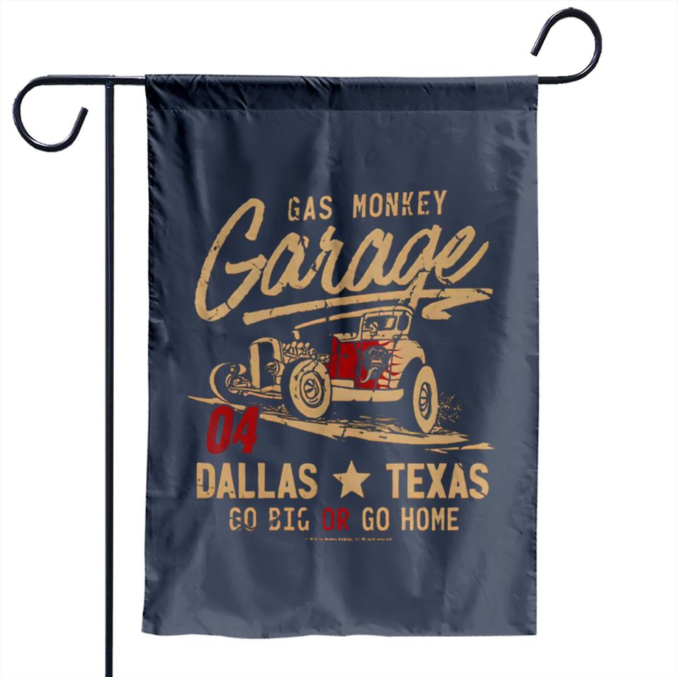 Gas Monkey Garage Vintage Hot Rod Garden Flag Garden Flags