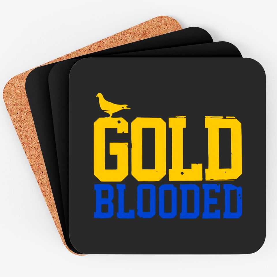 Warriors Gold Blooded 2022 Coaster, Gold Blooded unisex Coasters