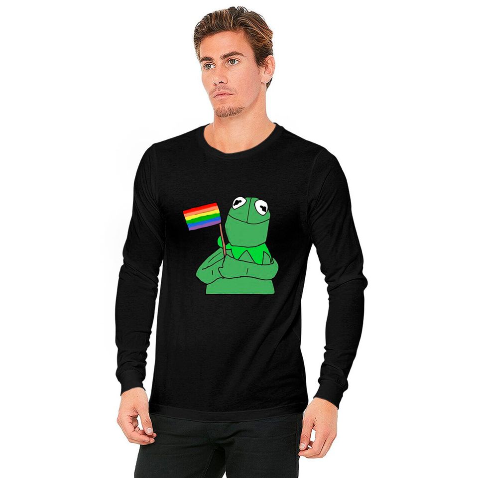 Gay Pride Kermit - Kermit - Long Sleeves