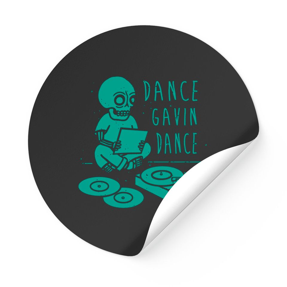 Dance Gavin Dance Graphic Design Stickers