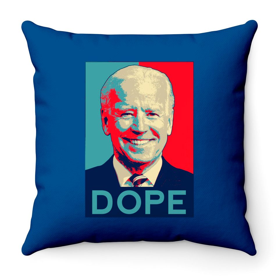 Dope Biden - Dope - Throw Pillows