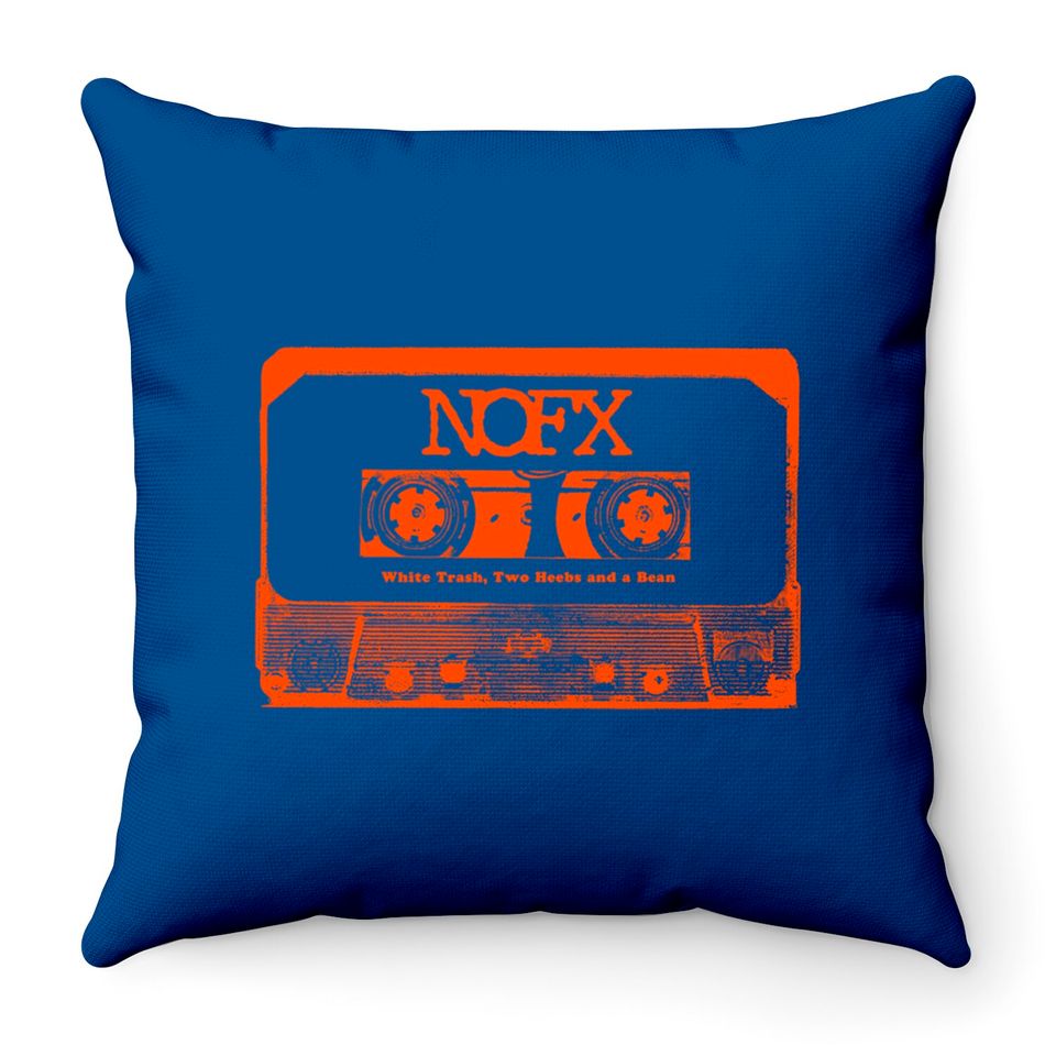 Nofx Cassette Tape - Nofx - Throw Pillows